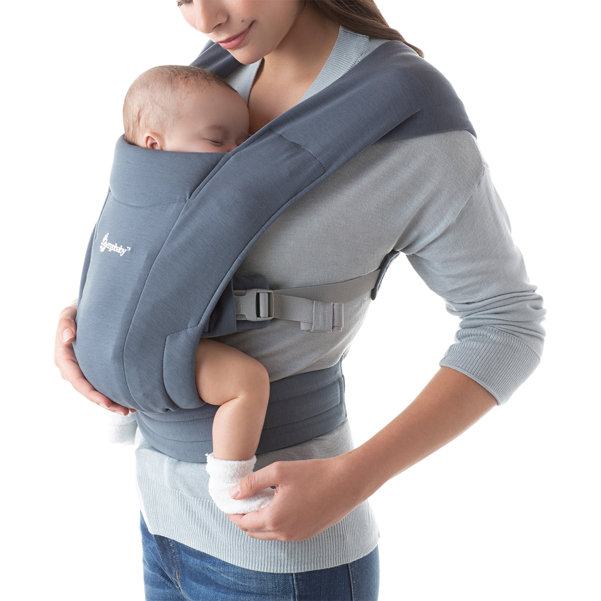 Ergobaby Embrace Baby Carrier - Oxford Blue.