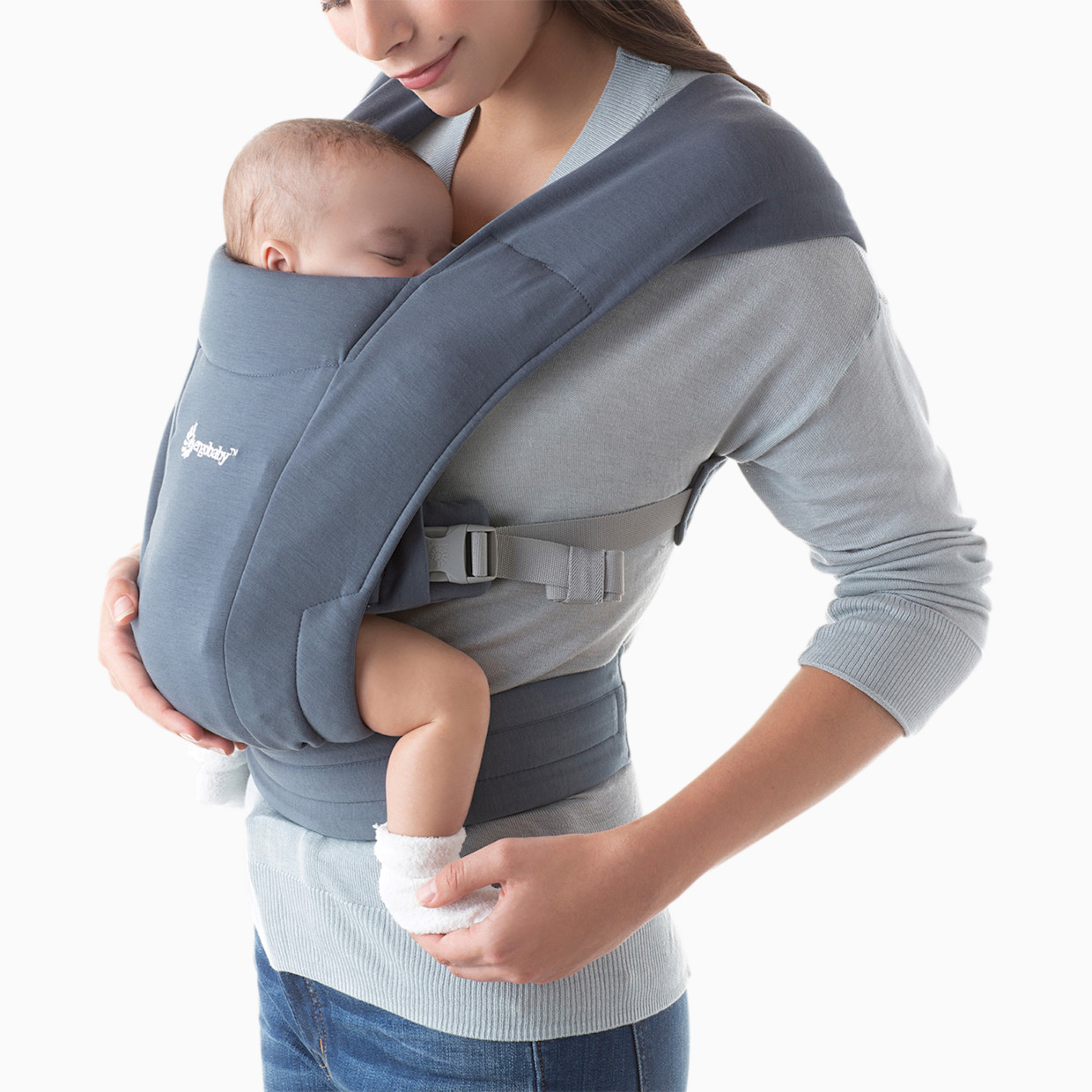 Ergobaby Embrace Baby Carrier - Oxford Blue.