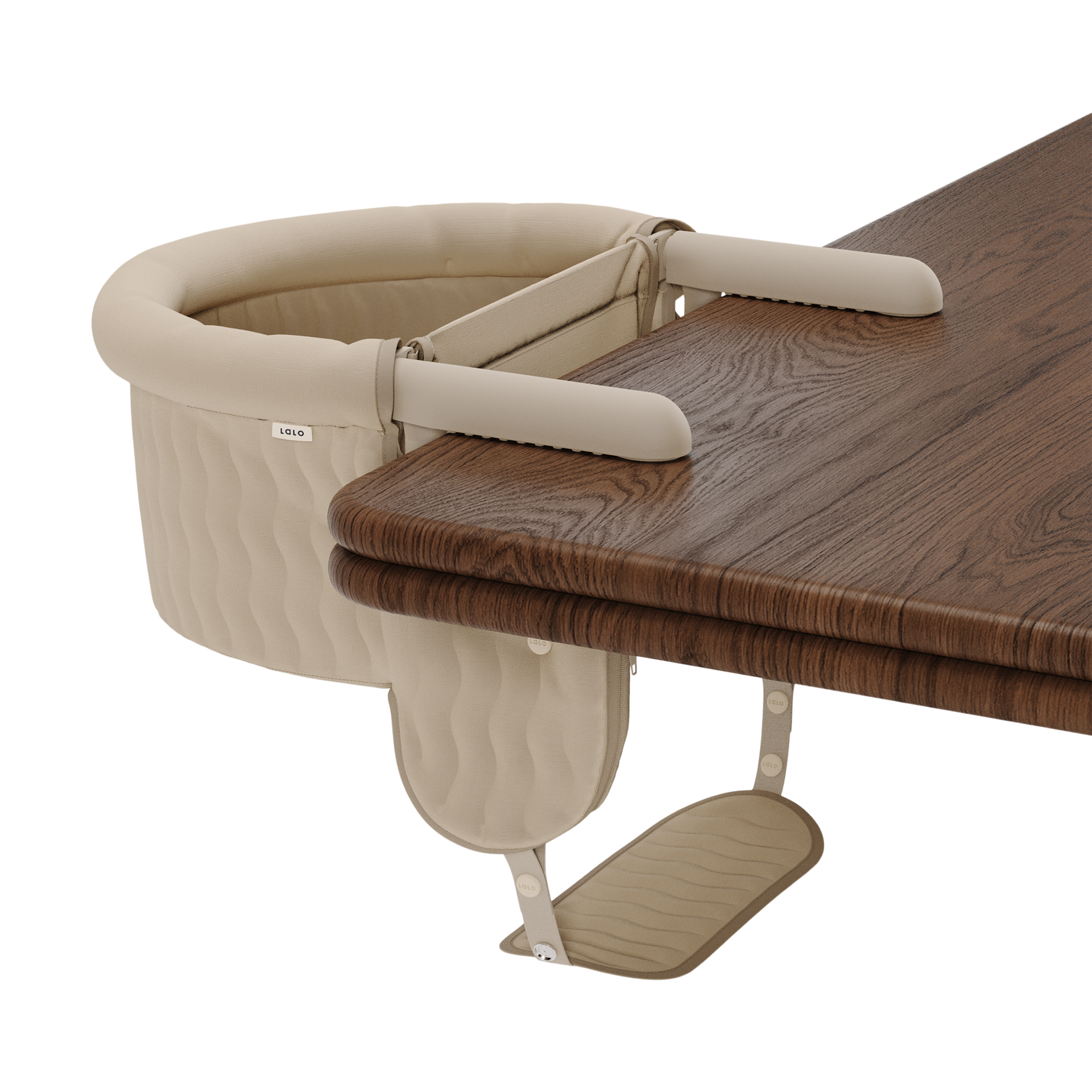 Lalo Hook-On High Chair - Oatmeal.