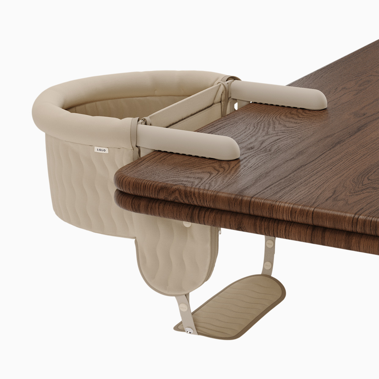 Lalo Hook-On High Chair - Oatmeal.