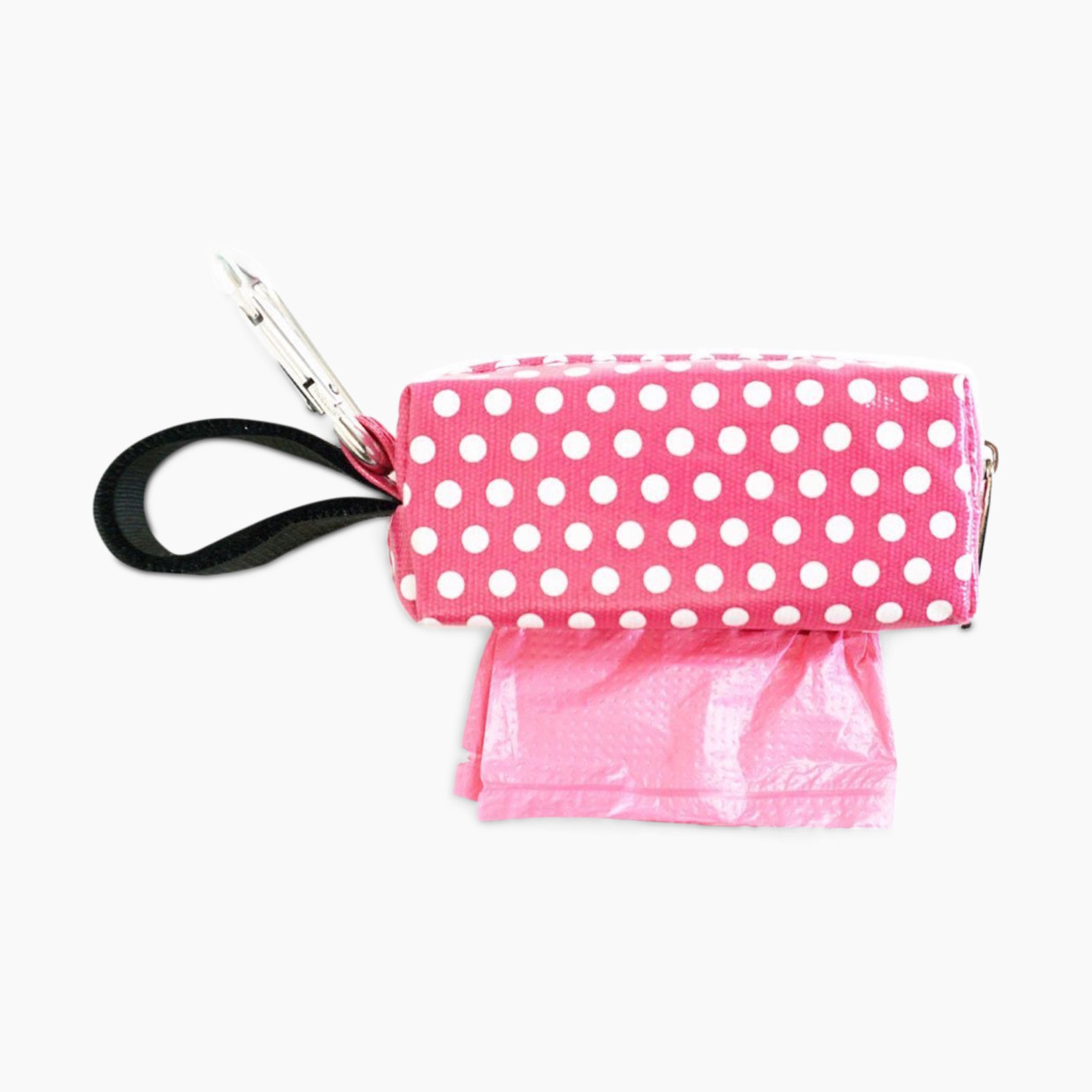 Oh Baby Bags Portable Diaper Bag Dispenser - Pink/White Dots, 48.