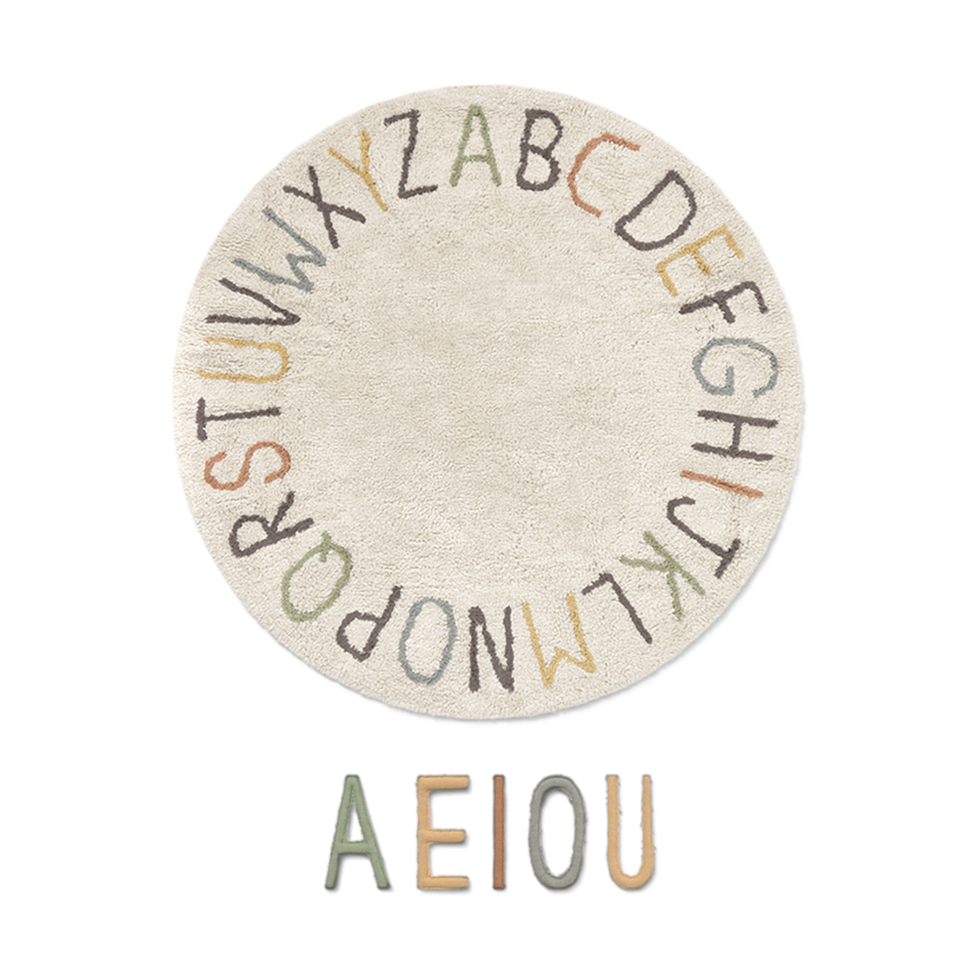 Lorena Canals ABC Washable Play Rug.