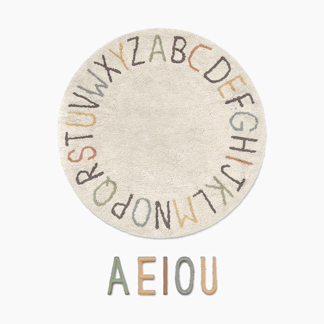 Lorena Canals ABC Washable Play Rug.