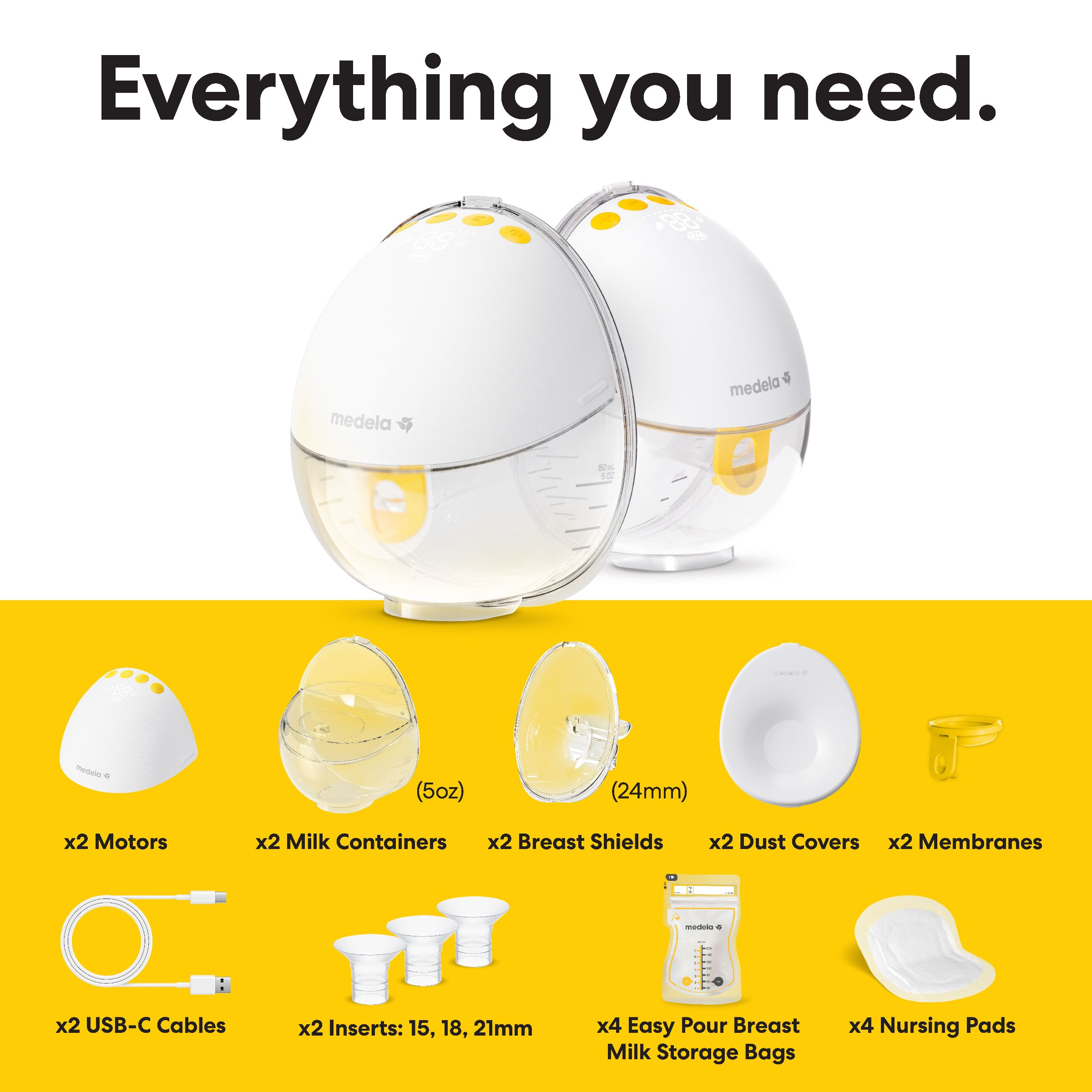 Medela Motion InBra Wearable Breast Pump.