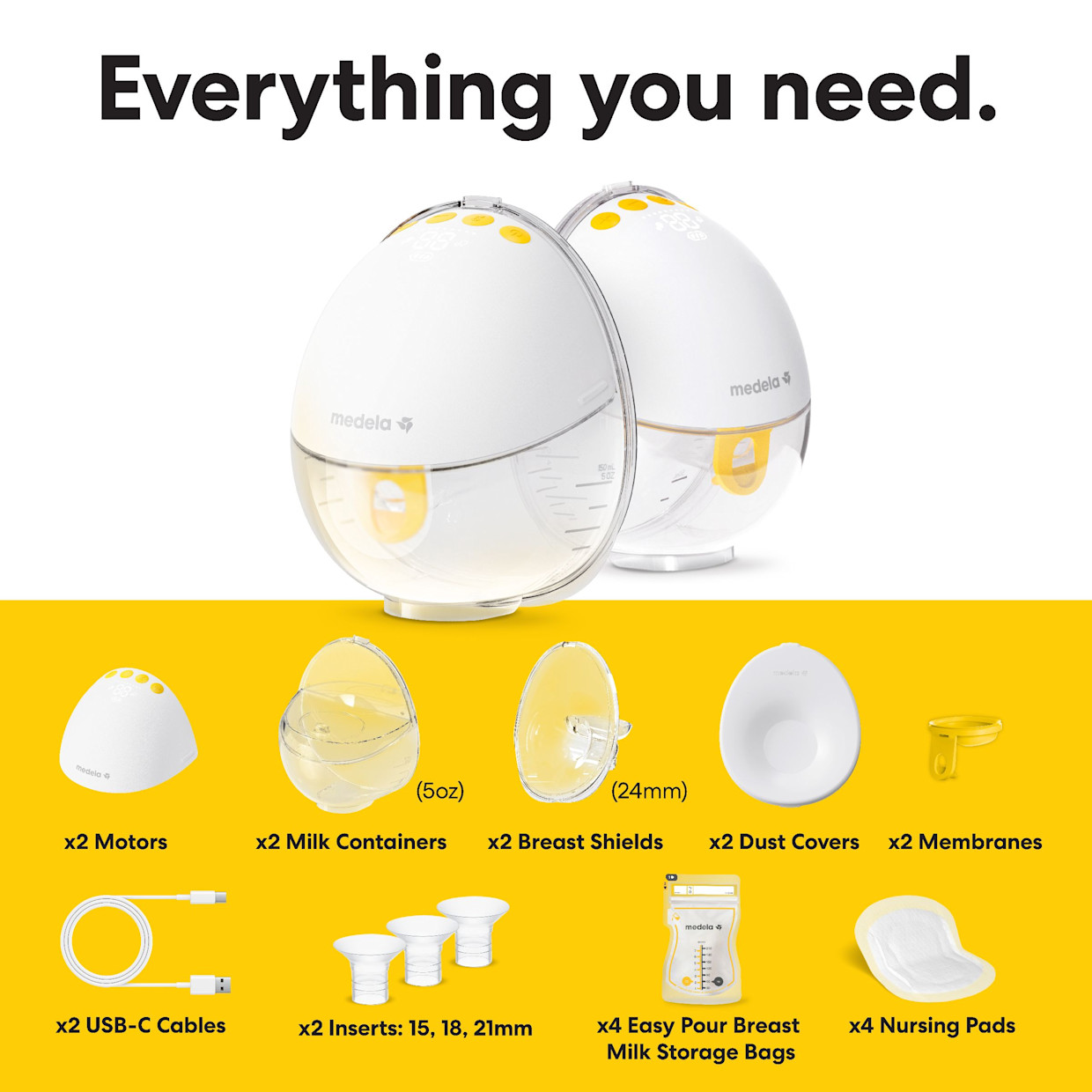 Medela Motion InBra Wearable Breast Pump.
