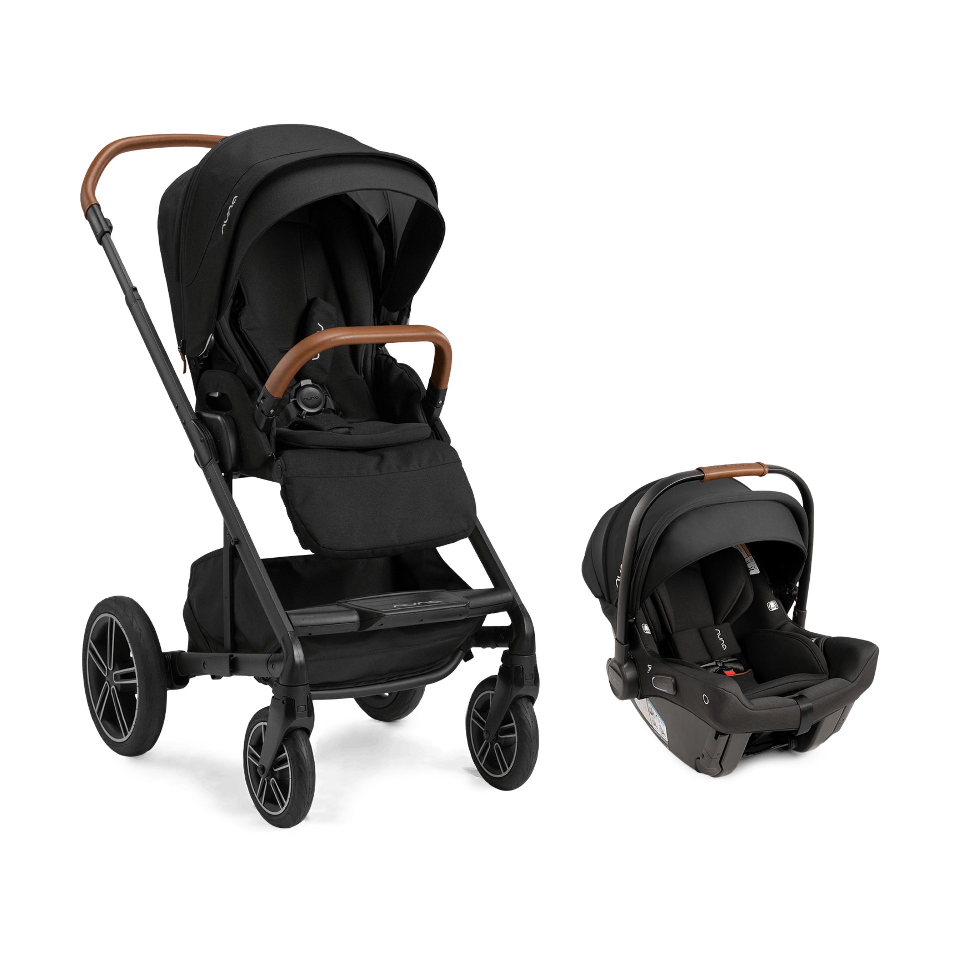 Nuna PIPA urbn & MIXX Next Travel System - Caviar | Babylist Shop