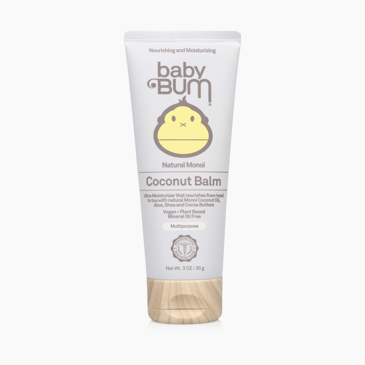 Baby Bum Coconut Balm - Natural Fragrance, 3 Oz.