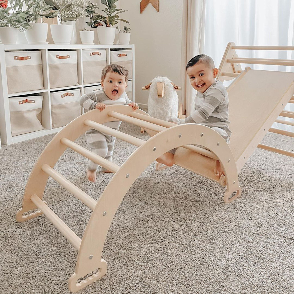 Tiny Land 7-in-1 Montessori Climbing Set.