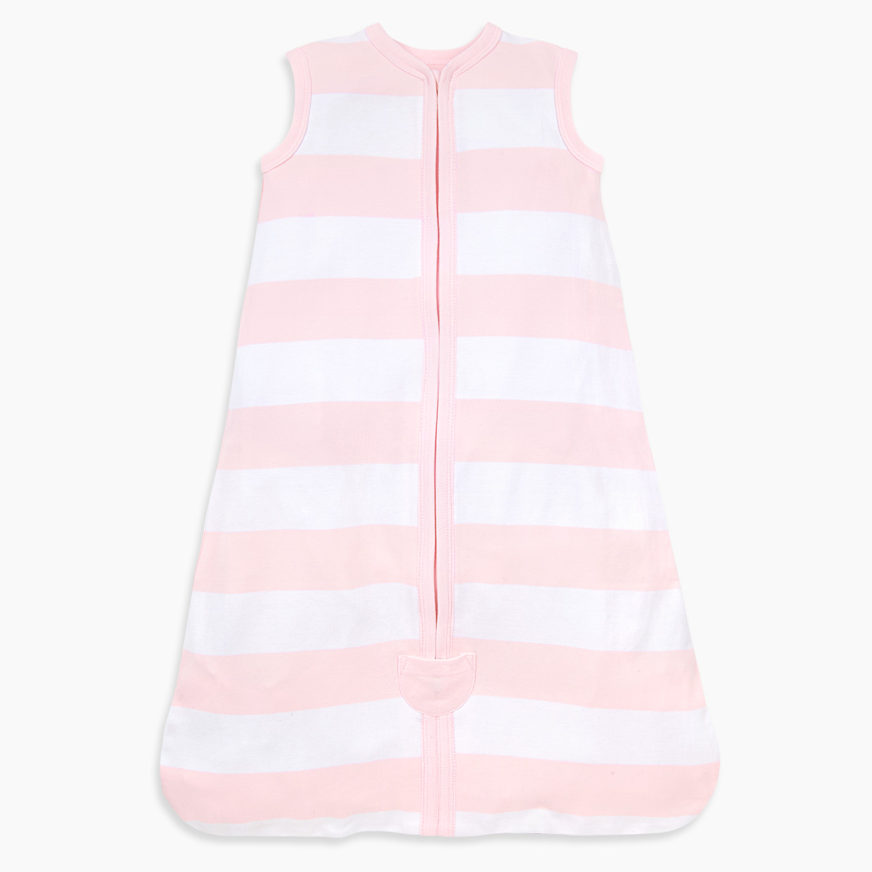 Burt's Bees Baby Beekeeper Organic Wearable Blanket - Blossom Rugby Stripe, 0-6 Months.