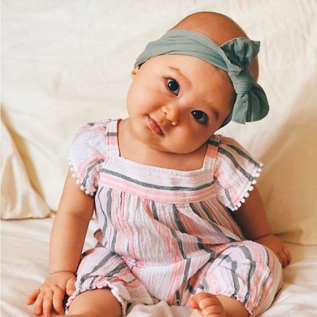 Baby Bling Classic Knot Headband - Army Green.