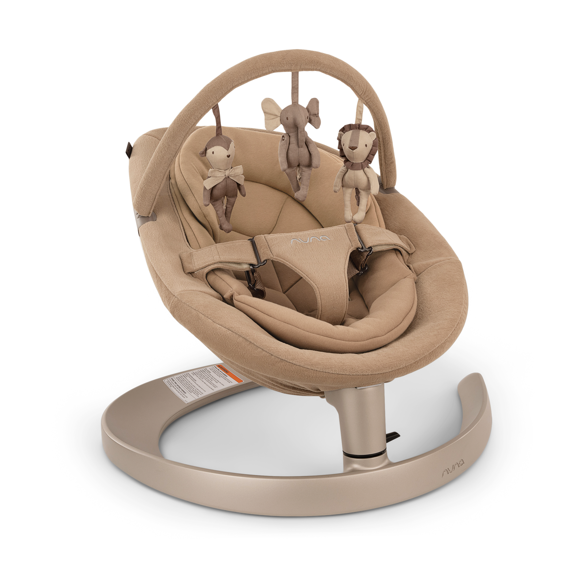 Nuna LEAF Grow Baby Seat & Rocker with Toy Bar.