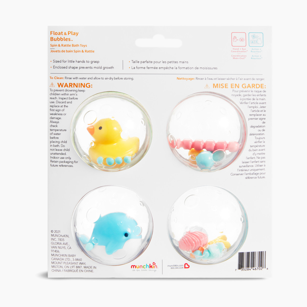 Munchkin Float & Play Bubbles Bath Toy.