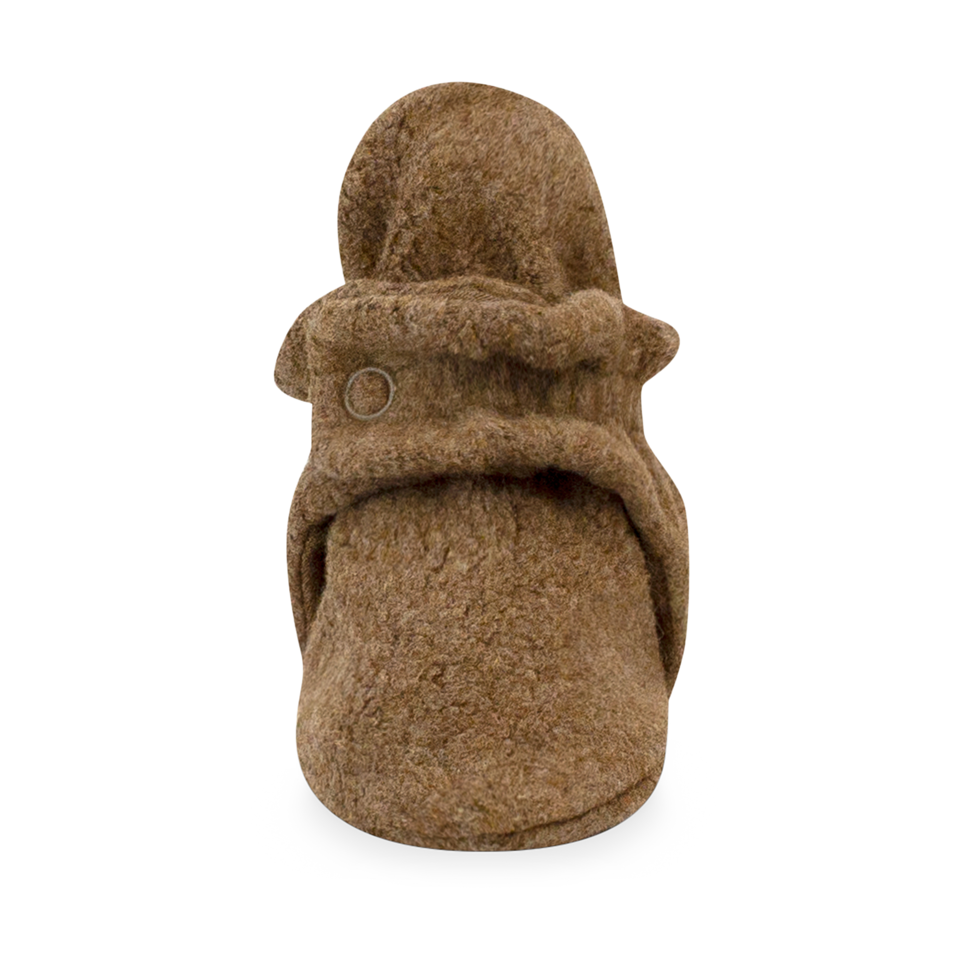 Zutano Cozie Fleece Bootie - Heather Mocha, 3-6 M.