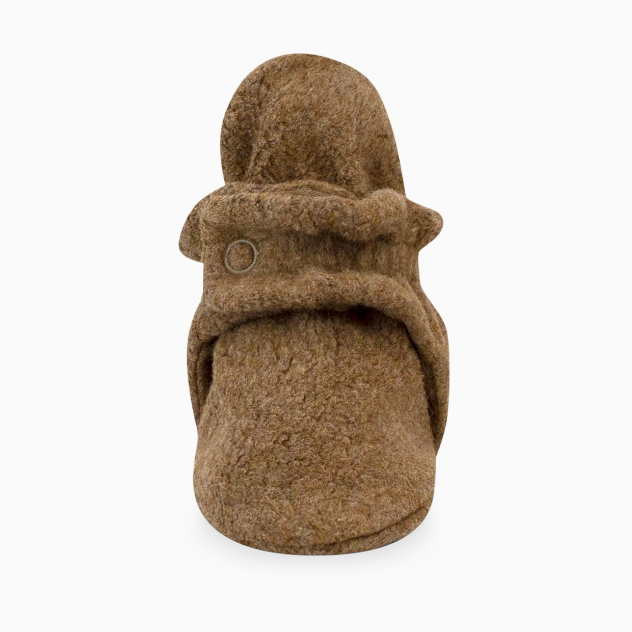 Zutano Cozie Fleece Bootie - Heather Mocha, 3-6 M.