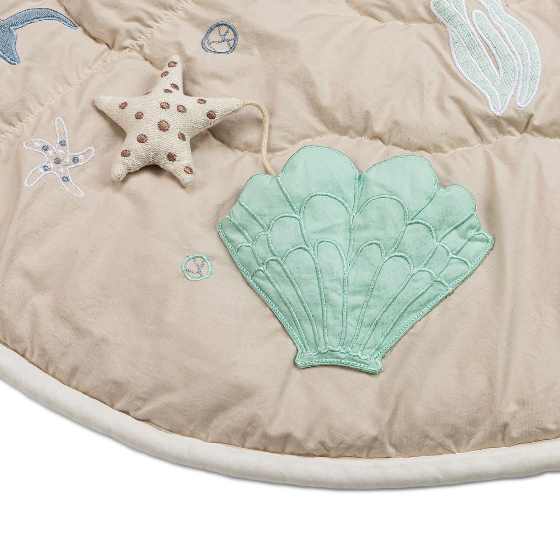 Crane Baby Cotton Quilted Activity Mat.