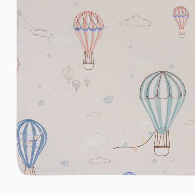 Crane Baby Cotton Sateen Crib Fitted Sheet.