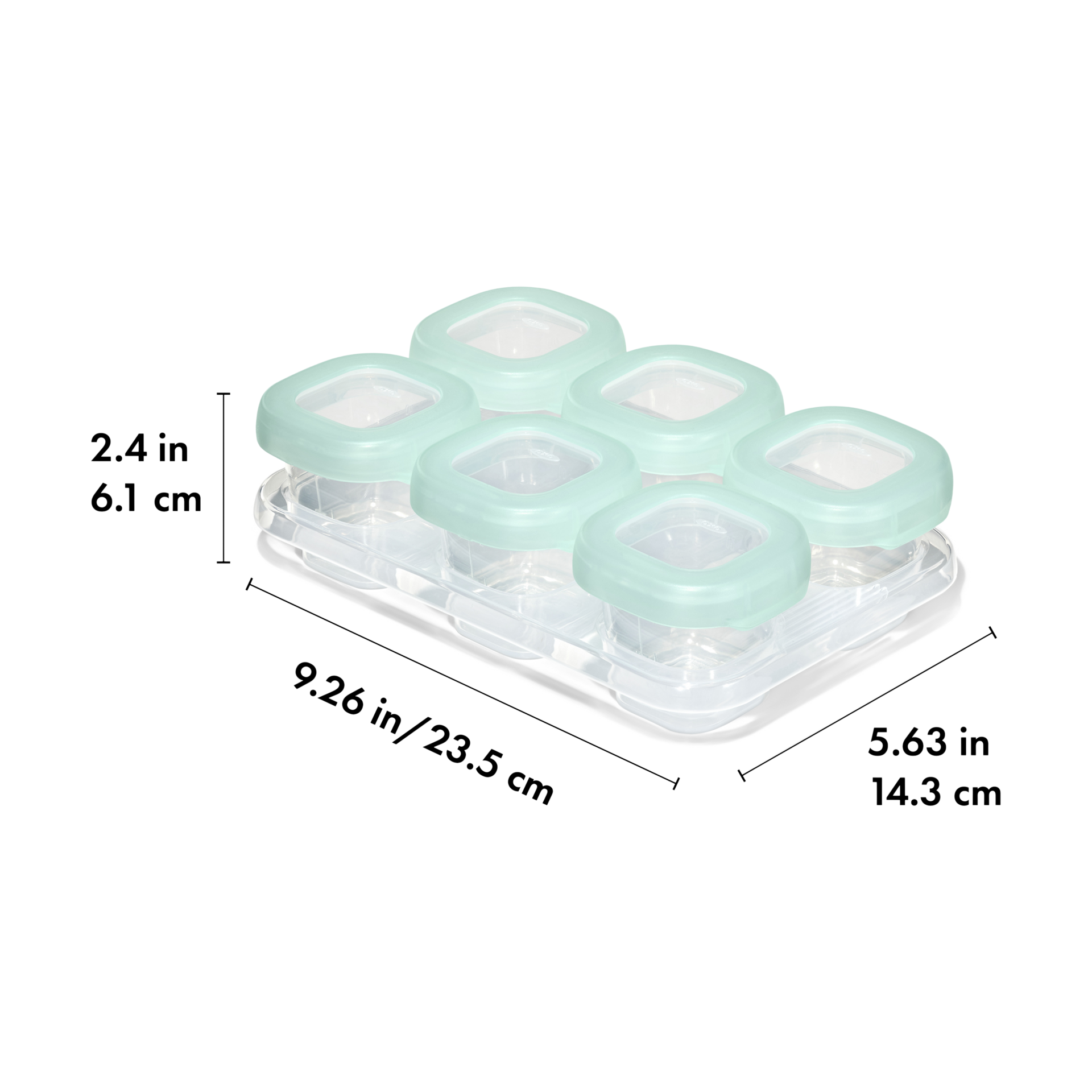 OXO Tot Baby Blocks 2 Oz Food Storage Containers.