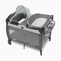 Graco Pack 'n Play Close2Baby Bassinet Playard Features Portable Bassinet Diaper Changer and More, Derby