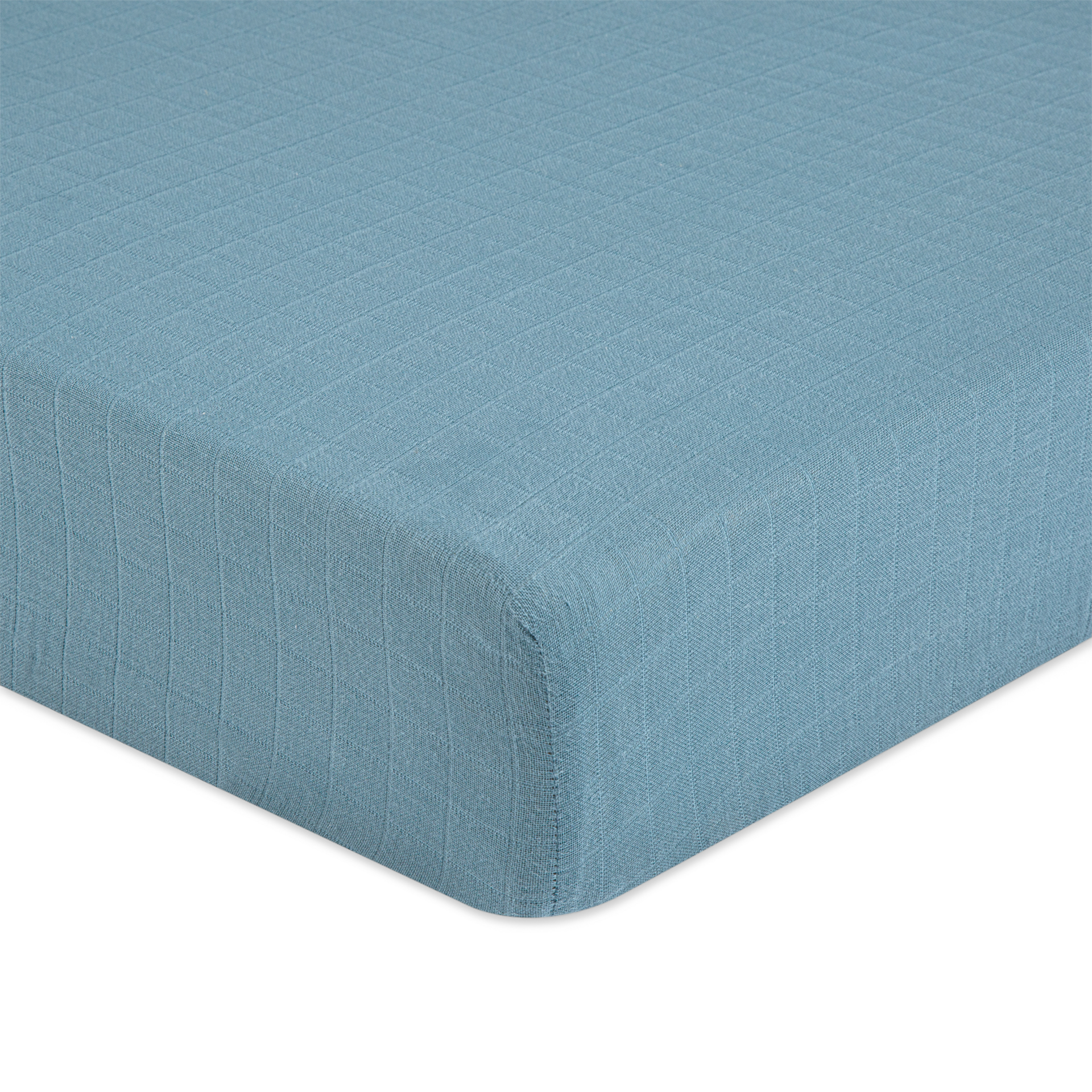Crane Baby Cotton Muslin Crib Fitted Sheet Riverstone Babylist Shop
