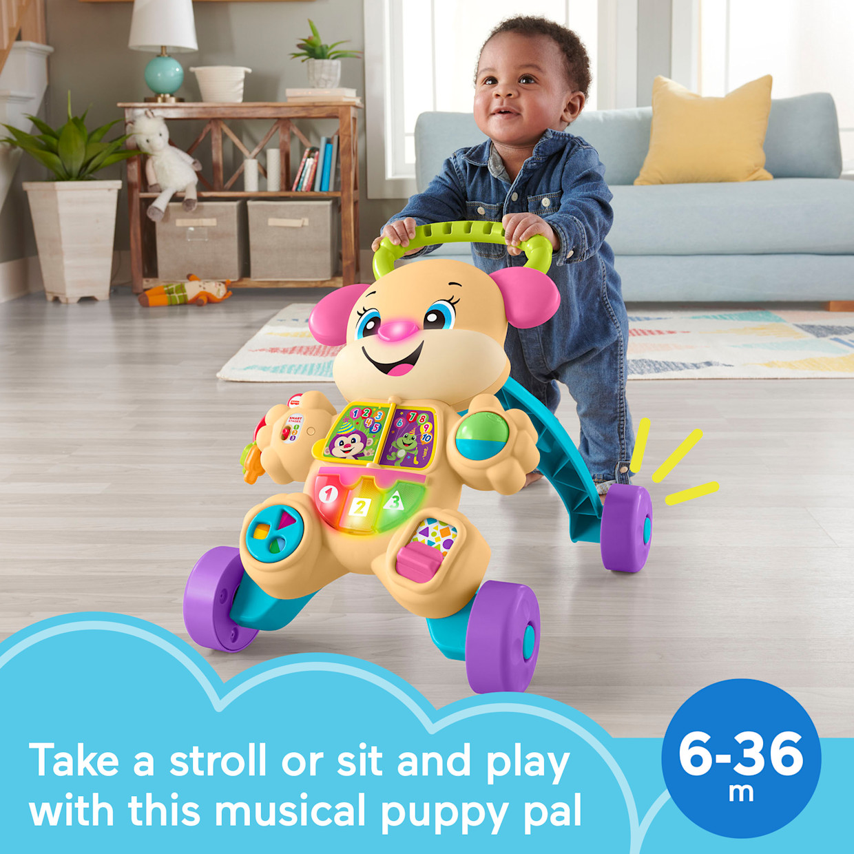 Fisher-Price Laugh & Learn Smart Stages Learn with Sis Walker.