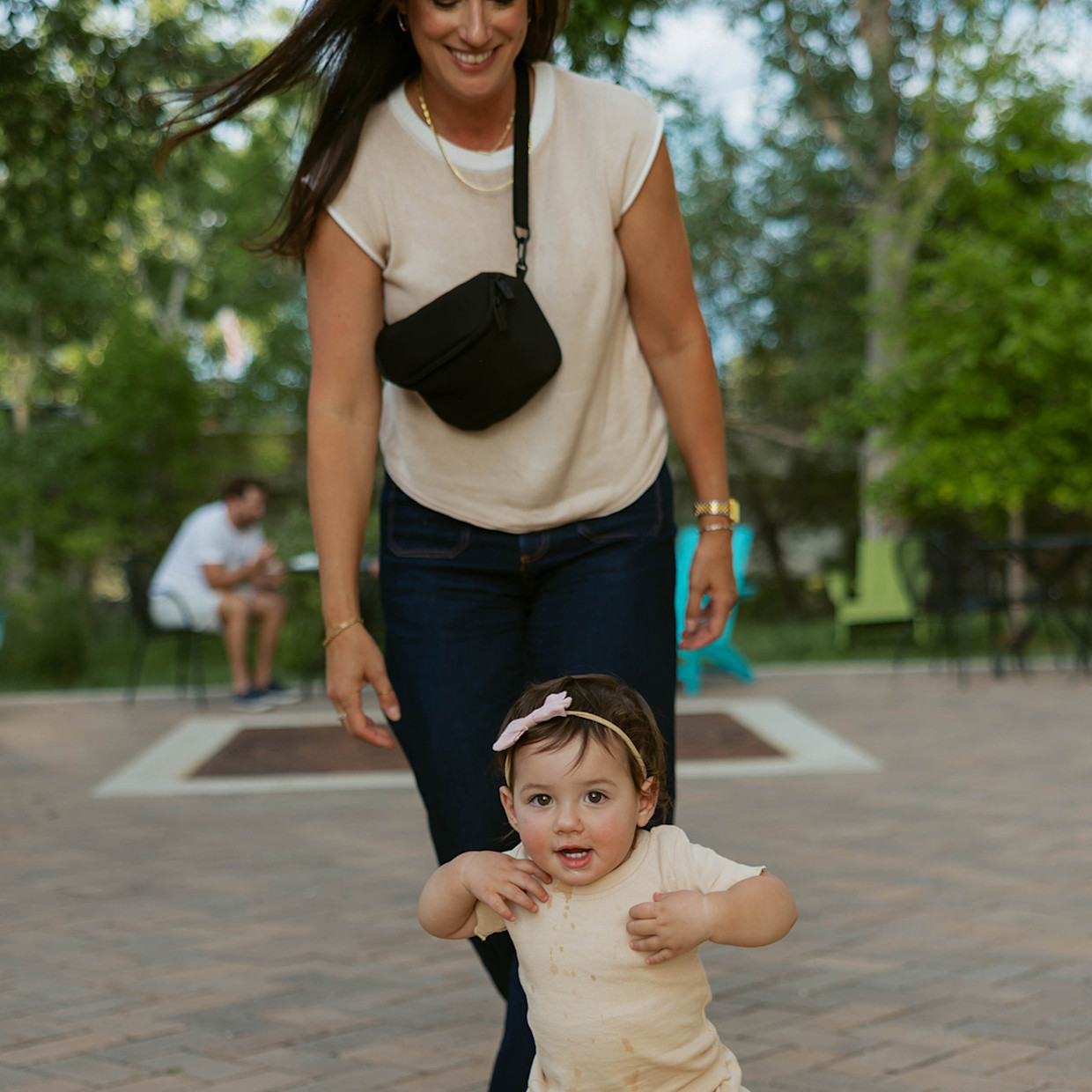 Parker Baby Co. Drift Neoprene Diaper Backpack - Black.