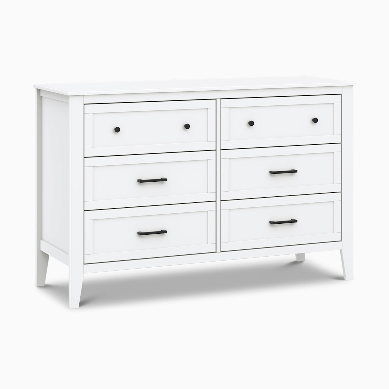 daVinci Beau 6-Drawer Dresser - White.