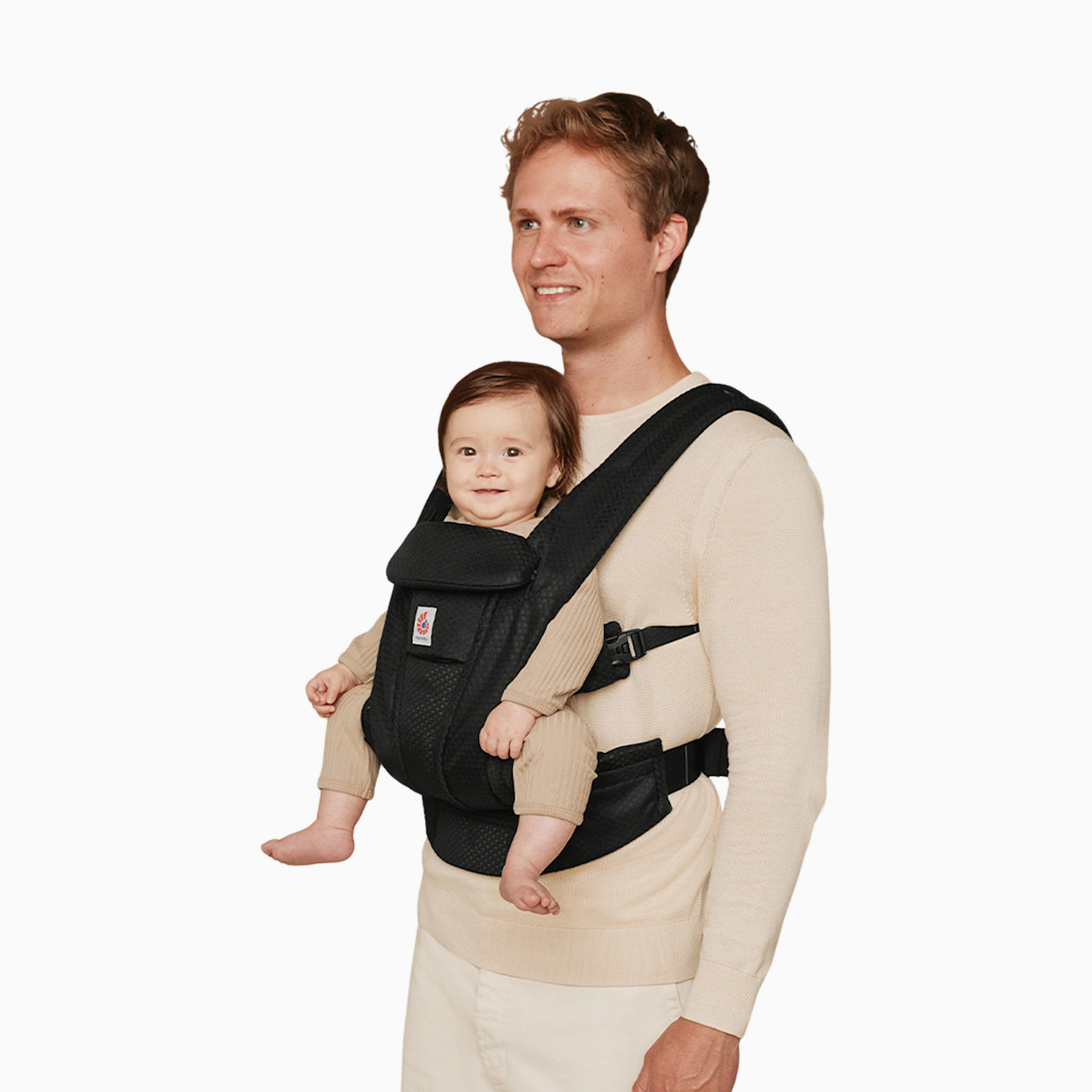 Ergobaby Omni Deluxe Carrier - Onyx Black Mesh.