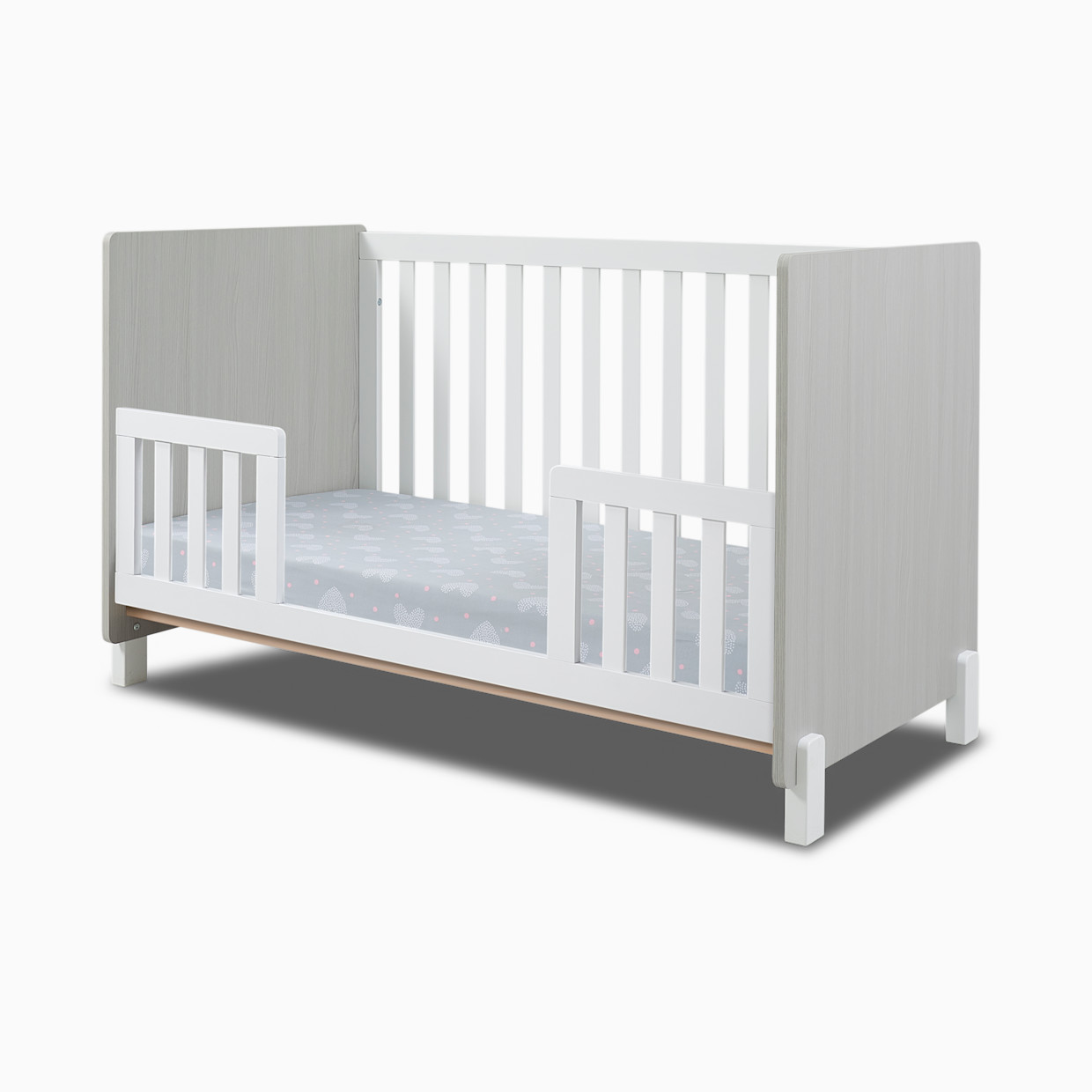 Sorelle Pannello Crib - Grigio And White.