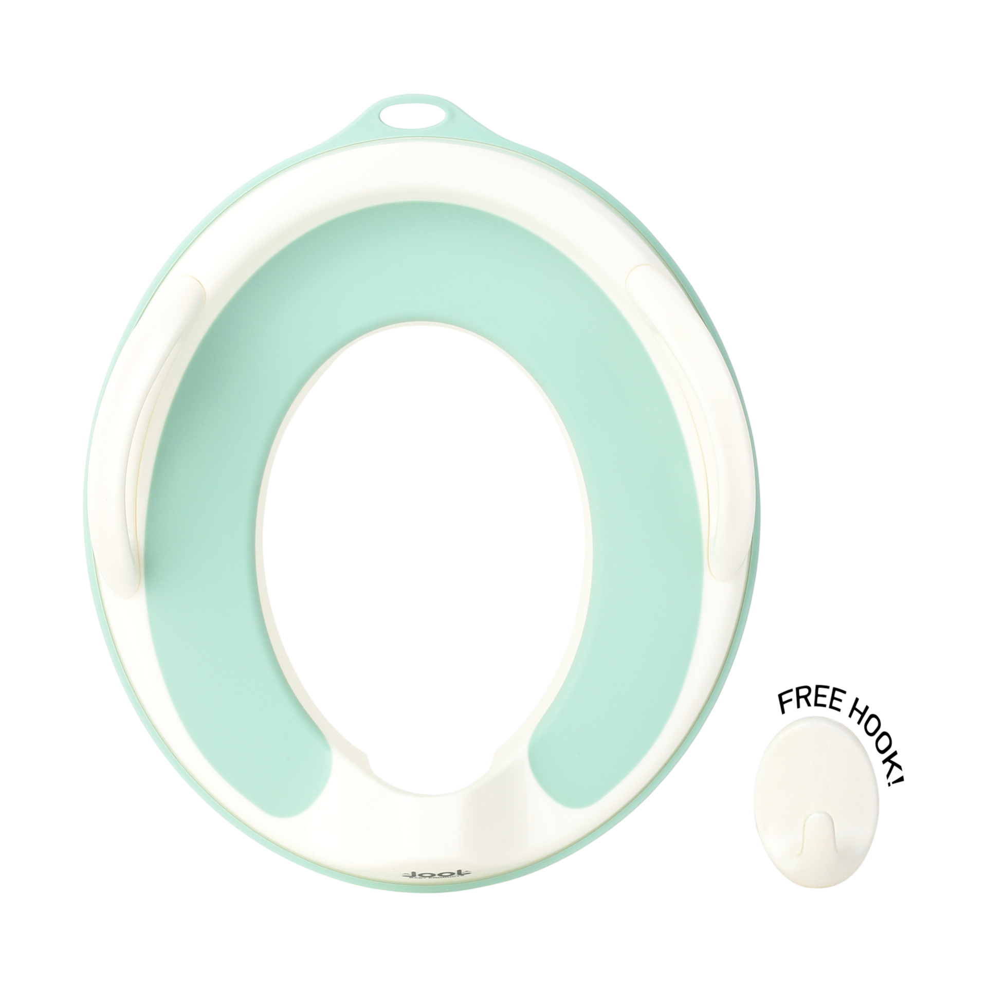 Jool Baby Potty Training Seat with Handles and Storage Hook Aqua