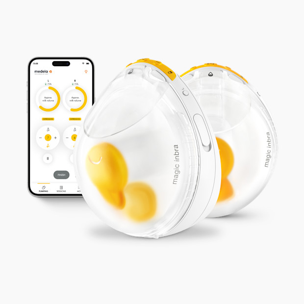 Medela Magic InBra Wearable Double Electric Breast Pump - Yellow - $399.99.
