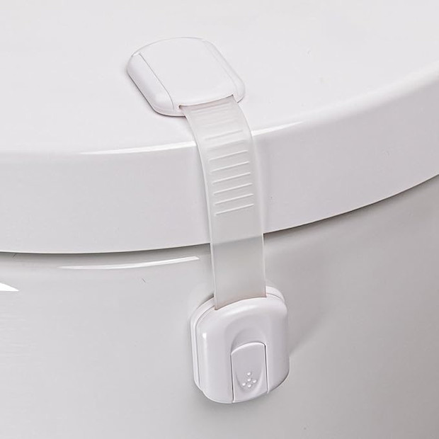 HomeBrella Babyproof Toilet Locks, 2-pack.