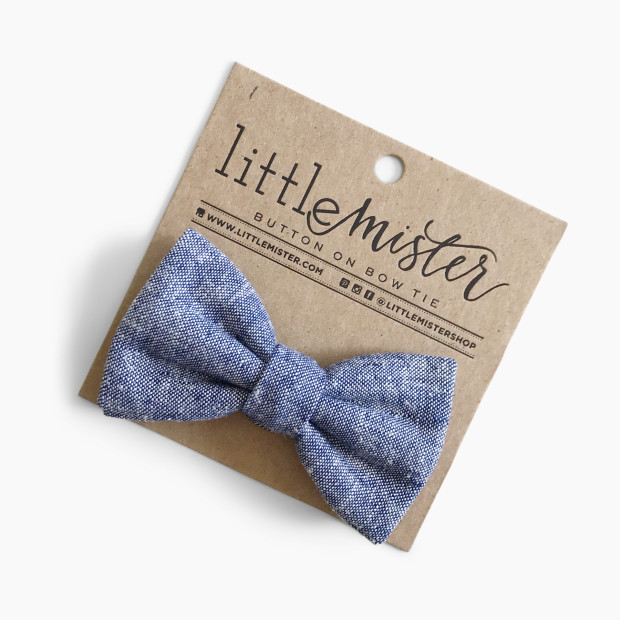 Little Mister Baby & Toddler Bow Tie - Navy, Small (Newborn-2 yrs).