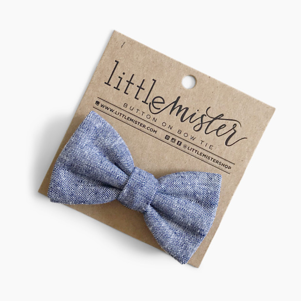 Little Mister Baby & Toddler Bow Tie - Navy, Small (Newborn-2 yrs).