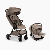 Nuna ® PIPA ™ Urbn Cedar Brown Baseless Baby Car Seat + TRVL LX ™ Stroller Next Travel System