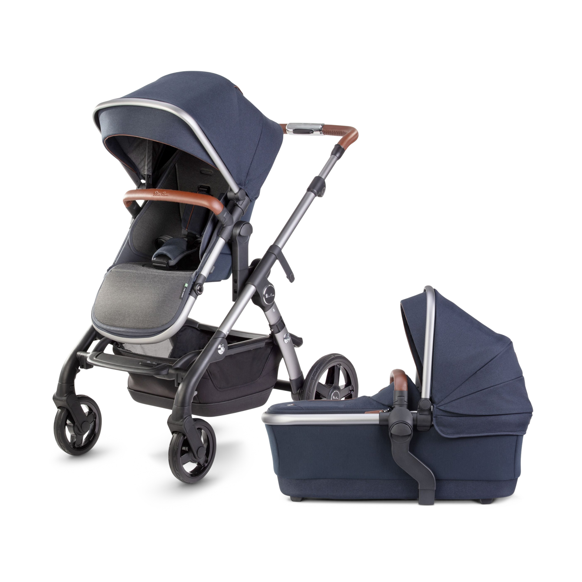 silver cross side by side double pram