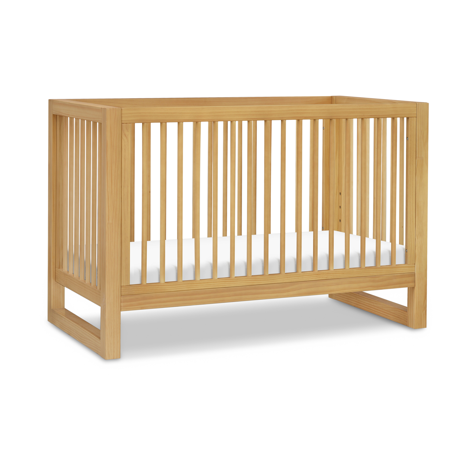 Namesake Nantucket 3-in-1 Convertible Crib with Toddler Bed Conversion Kit - Honey.