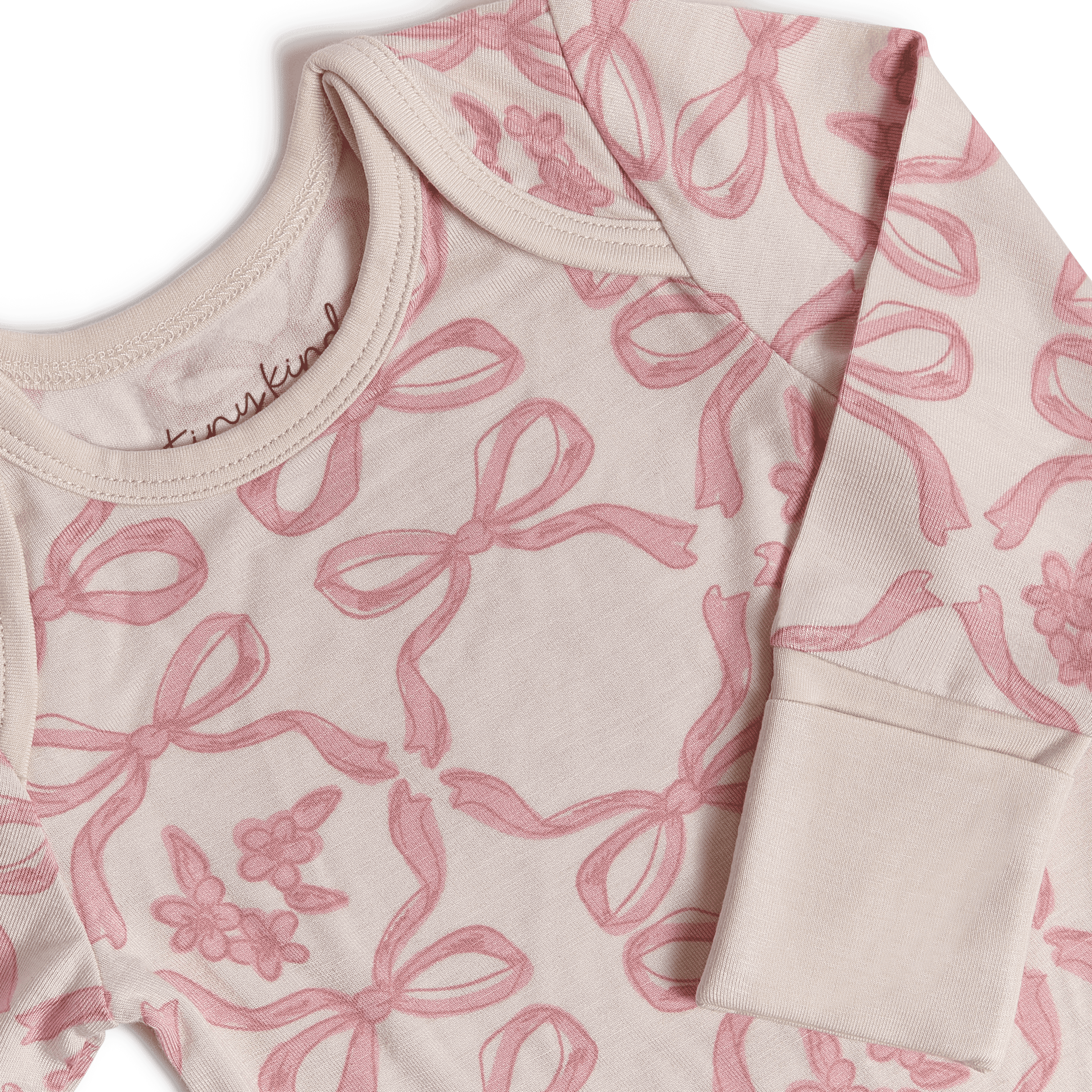 Tiny Kind Bamboo Viscose 3-Piece Outfit Set-Long Sleeve Bodysuit, Pants & Bib.