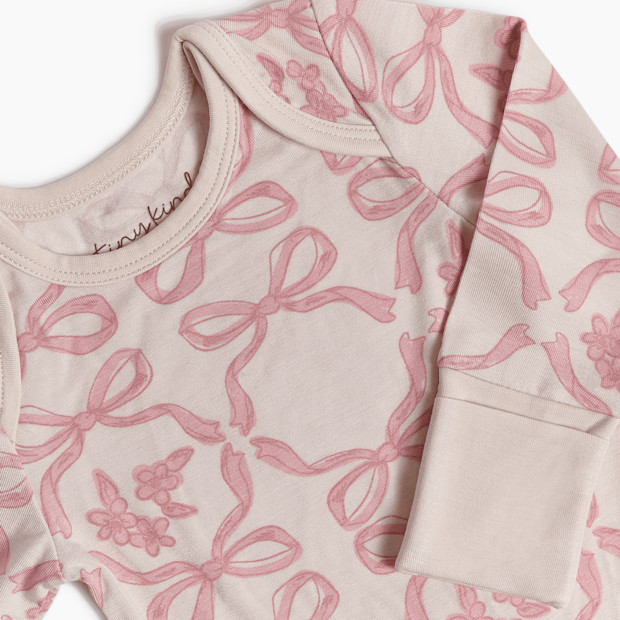 Tiny Kind Bamboo Viscose 3-Piece Outfit Set-Long Sleeve Bodysuit, Pants & Bib.