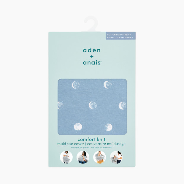 Aden + Anais Comfort Knit Multi-Use Cover - Blue Moon.