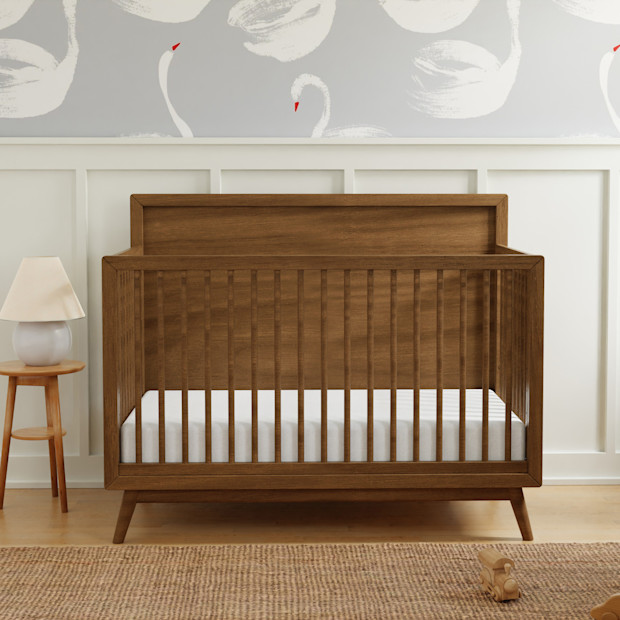 babyletto Palma 4-in-1 Convertible Crib with Toddler Bed Conversion Kit.