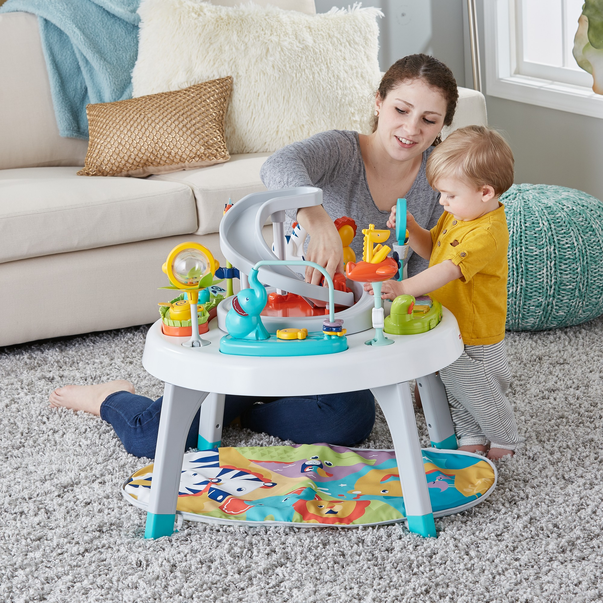 fisher price 3 in 1 sit to stand activity center