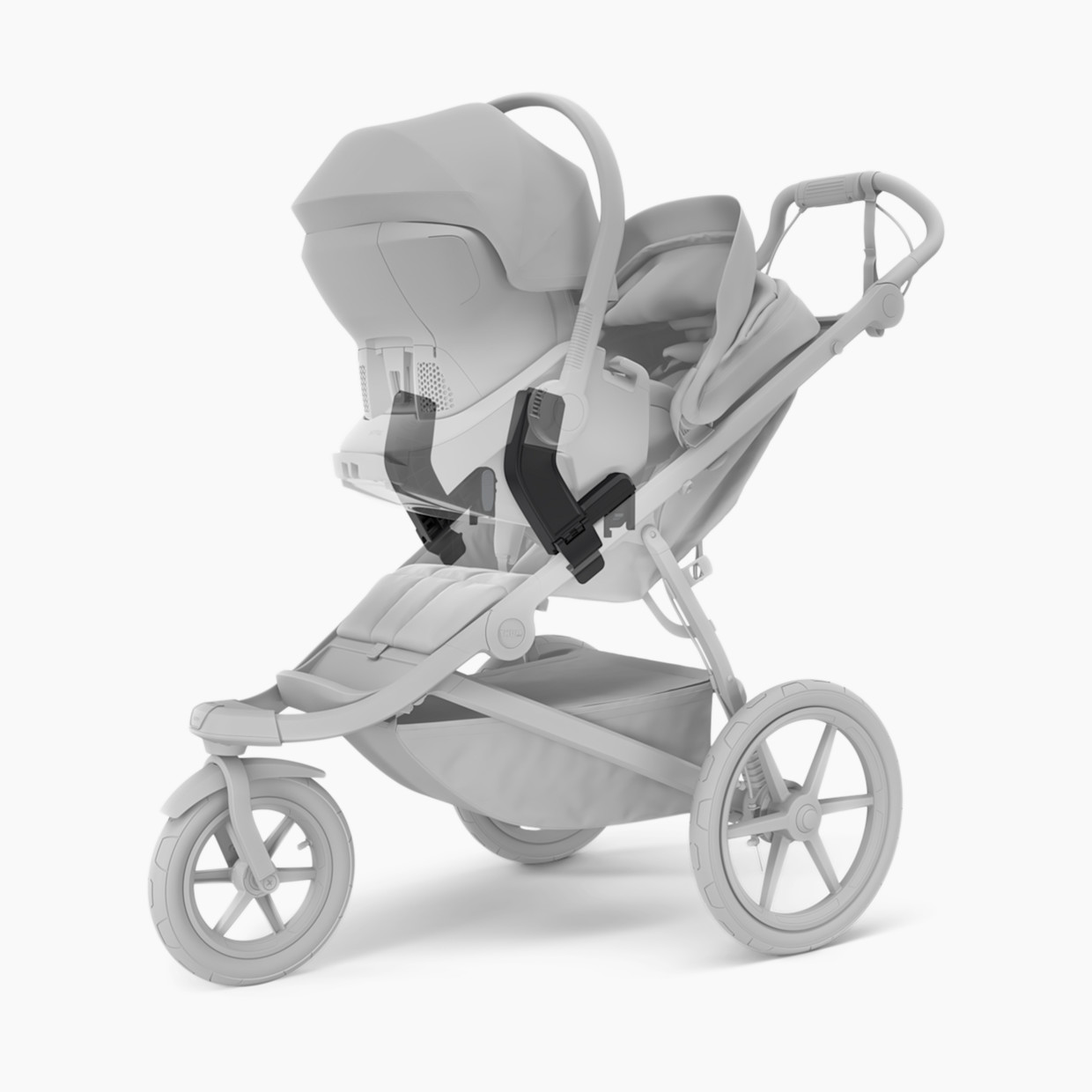 Thule Urban Glide 3 Single Car Seat Adapter - Black, Maxi Cosi.