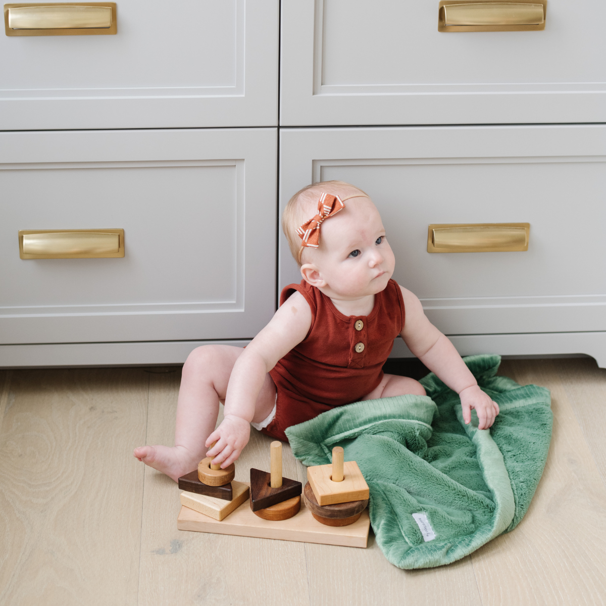 Saranoni Lush Mini Blanket Seagrass Babylist Shop