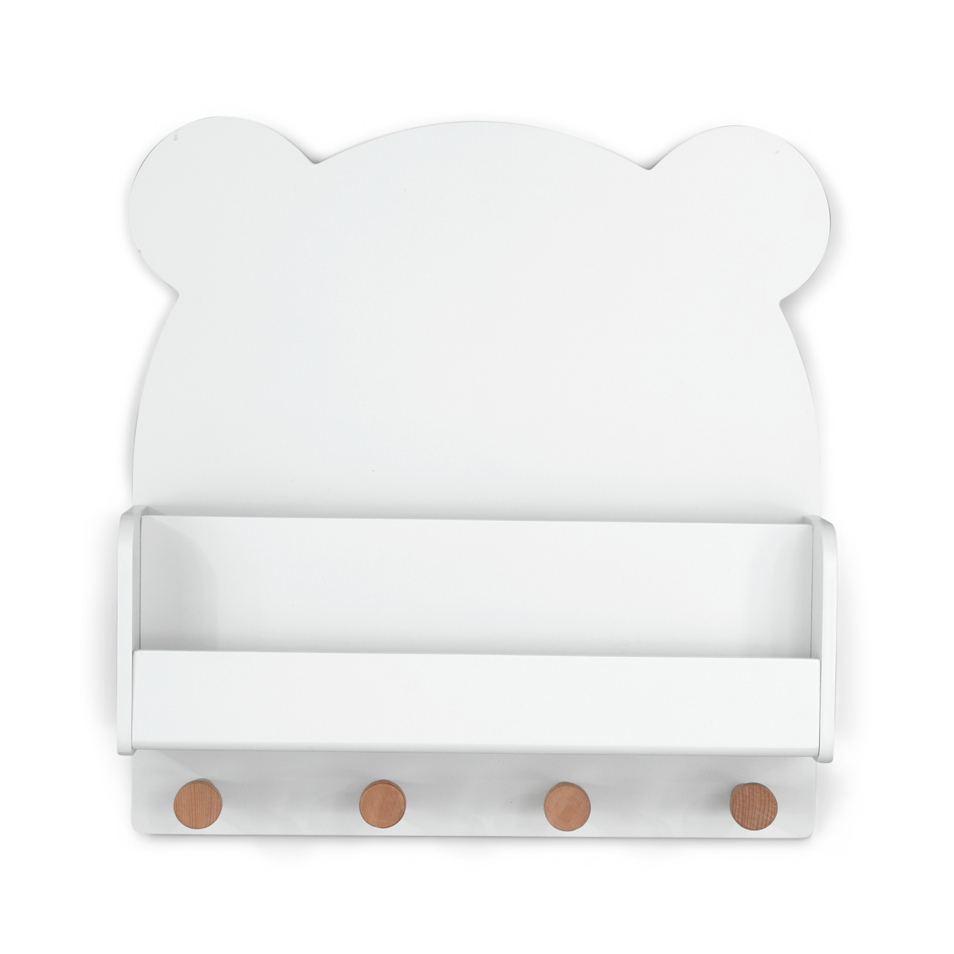 Delta Children babyGap Brannan Bear Wall Shelf with 4 Hooks.