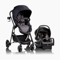 Evenflo Pivot Modular Travel System with LiteMax Infant Car Seat (Casual Gray)