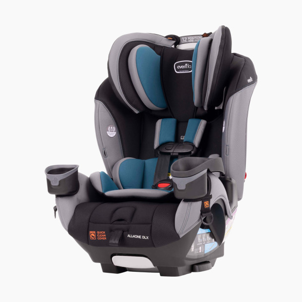 Evenflo EveryFit/All4One 3-in-1 Convertible Car Seat w/Quick Clean Cover - Reefs Green.