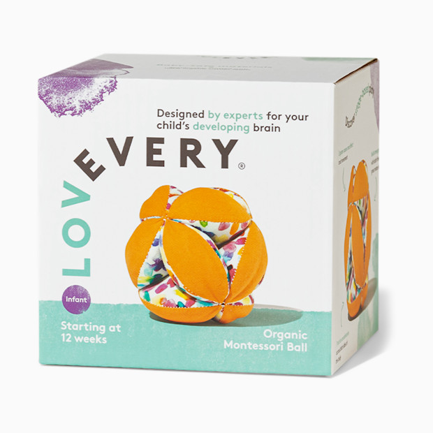 Lovevery Montessori Organic Ball, Baby Toy.
