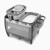 Graco Pack ’n Play Sit ’N Grow Playard, Portable Infant Bassinet, Adjustable Seat, Built‑In Storage