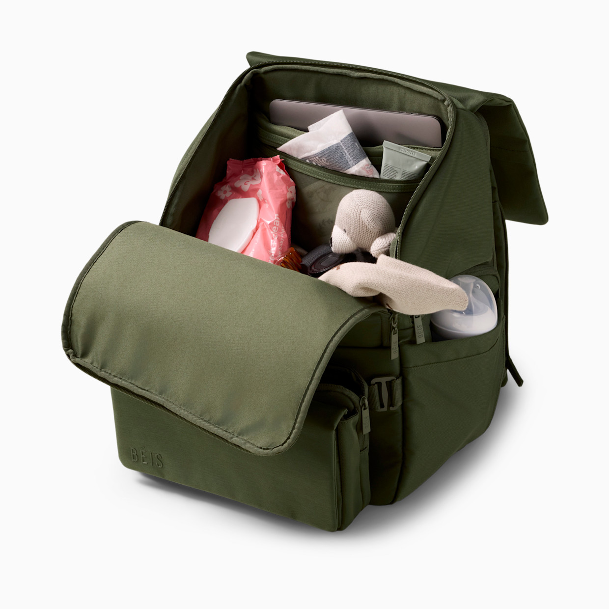 BEIS Travel The Ultimate Diaper Backpack - Olive.