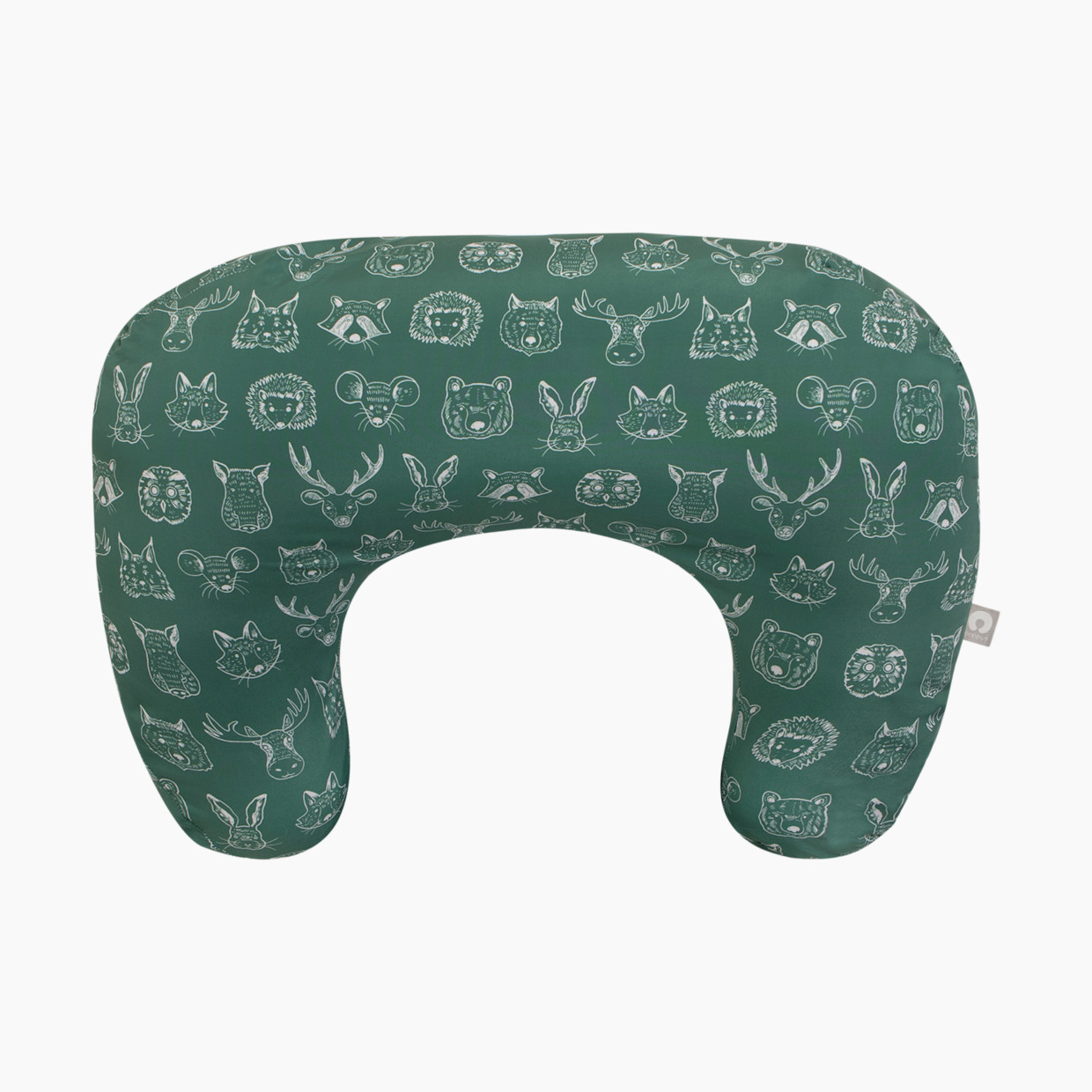 Boppy New Nursing Pillow - Green Animal Sketches.